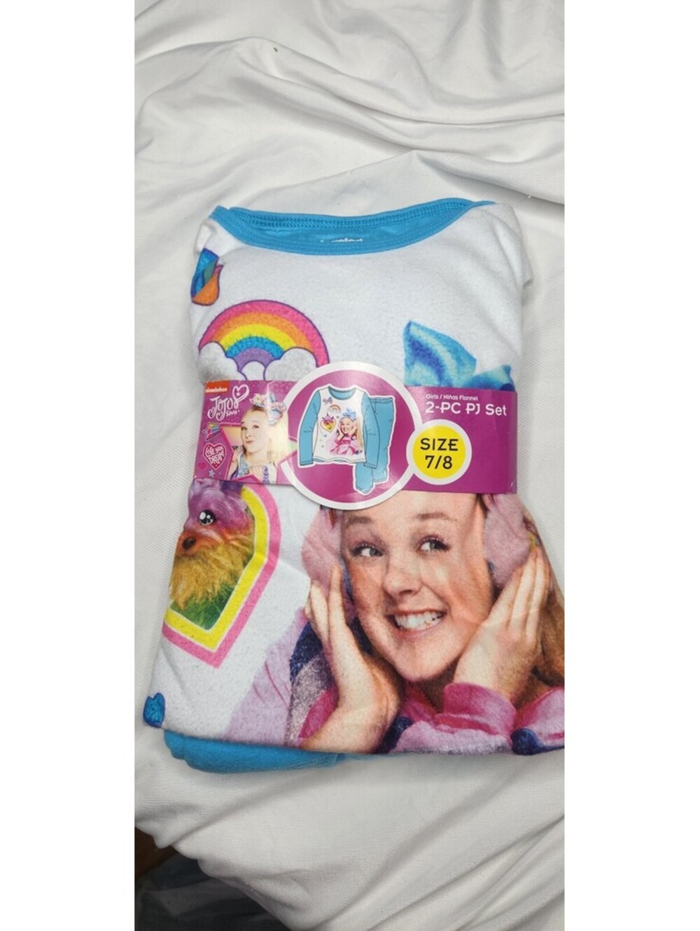 Joy Toy 2-Piece Kids Pajama Set Size 7/8